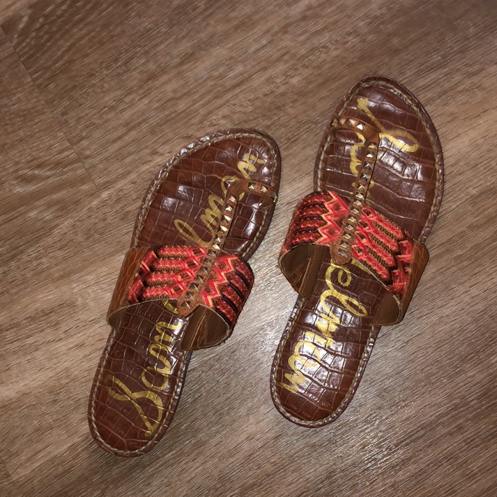Women's Sam Edelman Leather Strap Gibson Sandals
